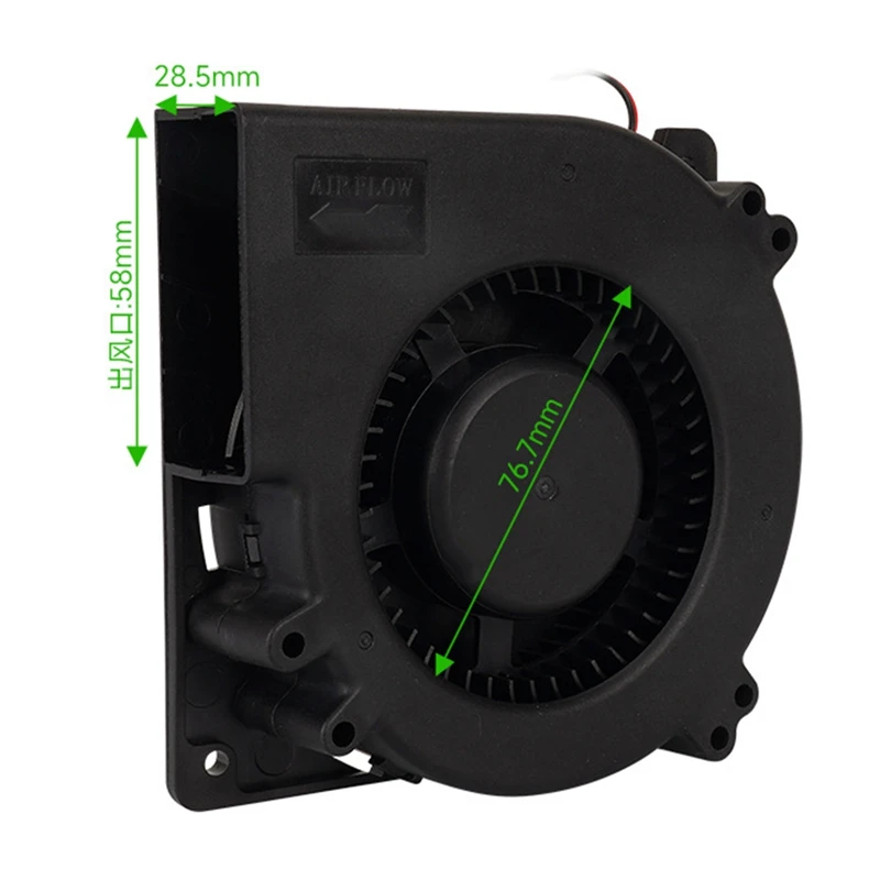 12032 для KLP1 обновленный охлаждающий вентилятор 12 Вт 24 В 4100 об/мин турбовентиляторы