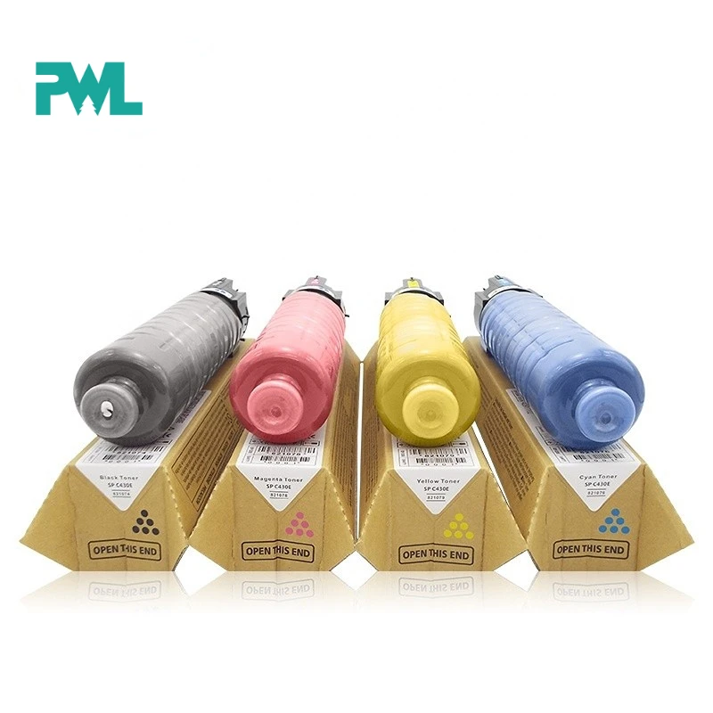 1PC CMYK360г SPC430 Хороший картридж совместимый с принтером Ricoh SP C430 C431DN C431, поставки для принтера.