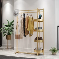 storage clothes coat rack shoe stand gold boutique clothing rack furniture living room entryway perchero bedroom furniture