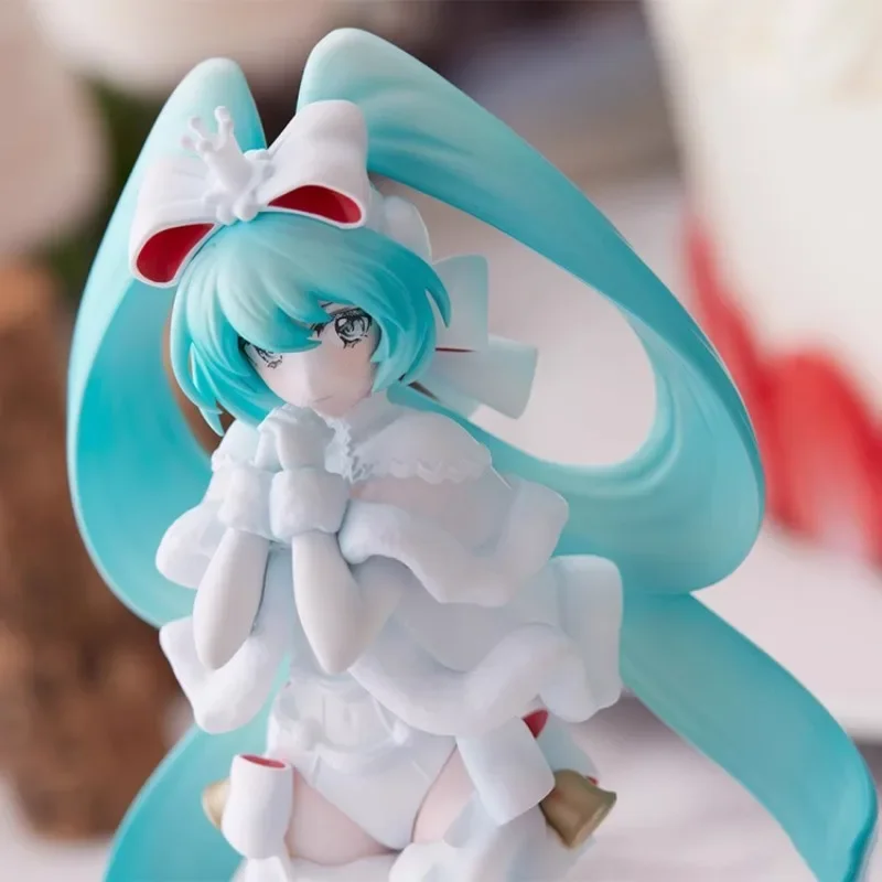 Фото В наличии натуральная Vocaloid Hatsune Miku Exc∞d креативная фигурка SweetSweets Рождественский торт Ver 17 см модель игрушечные фигурки подарки №3