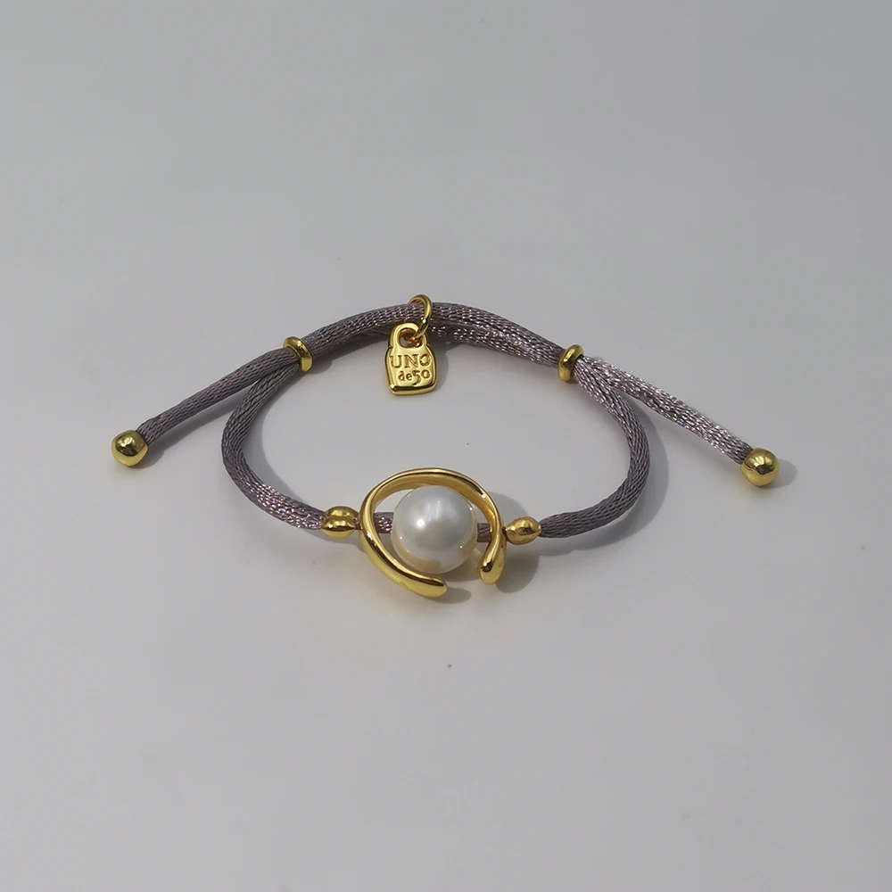 2024 испанский летний новый модный персонализированный браслет с жемчугом в форме