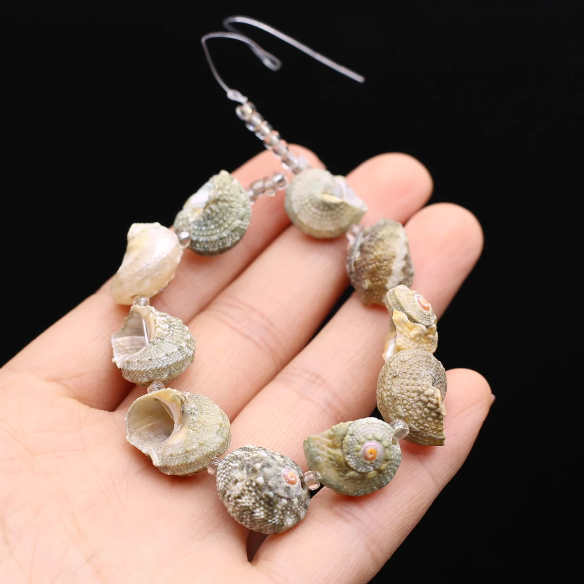 

2Strands DIY Shell Beads Natural Shell Irregular Isolation Beads For Jewelry Making DIY Necklace Bracelet Earrings Accessory