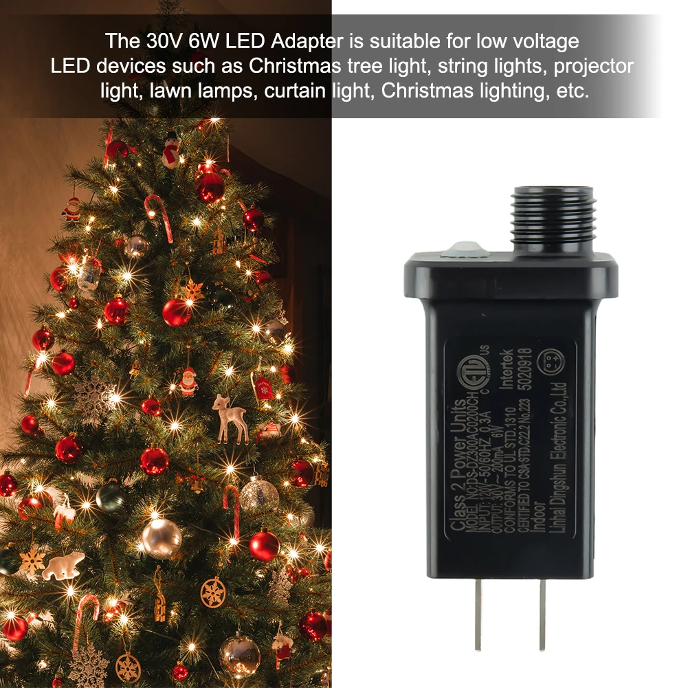 

For 3-wire Fairy Lights LED Timer Transformer Home Lighting Accessories Lighting Transformer Power Supply Adapter