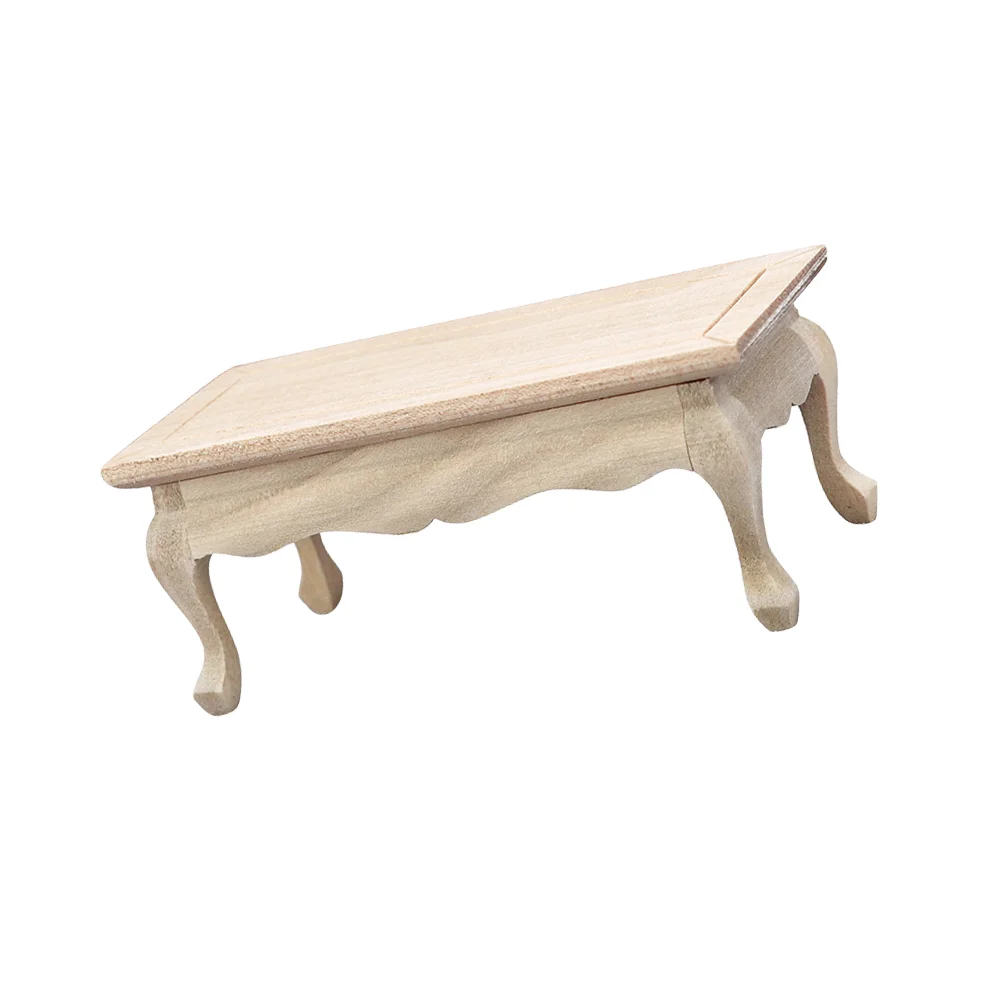 

Mini House 1/12 Tea Table Furniture Tea Table Model Small DIY Adornment