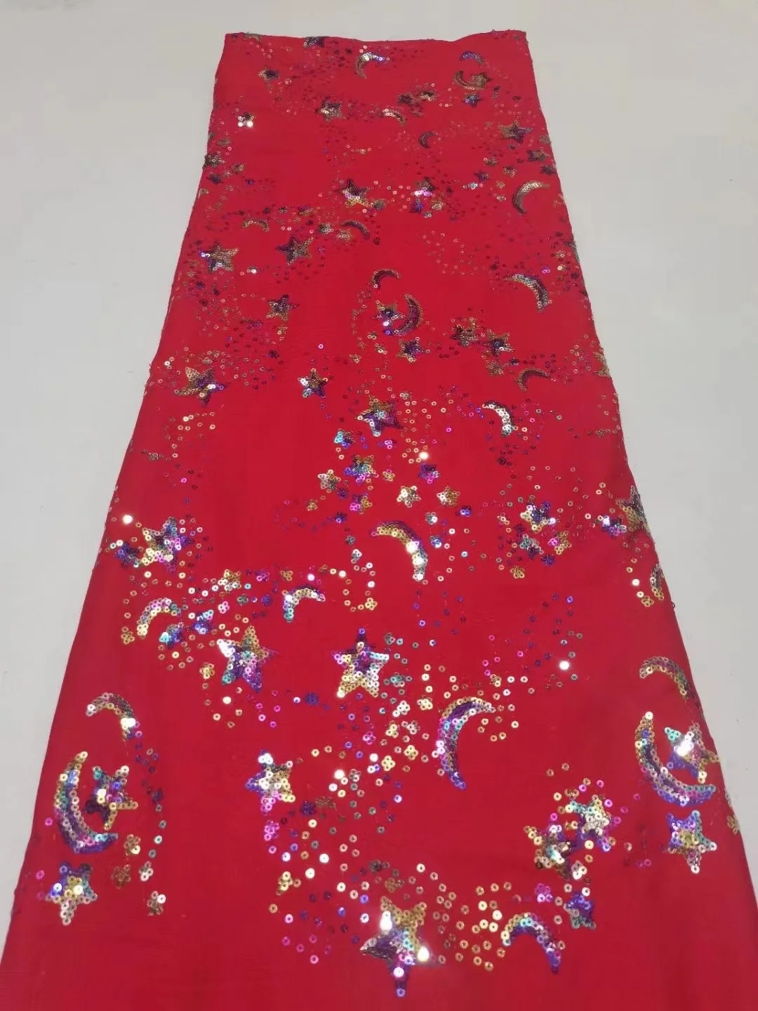 

Luxury String Lace Fabric 2022 Nigerian Green Lace Embroidery Lace Fabric With Flower Sequins For Party Dress