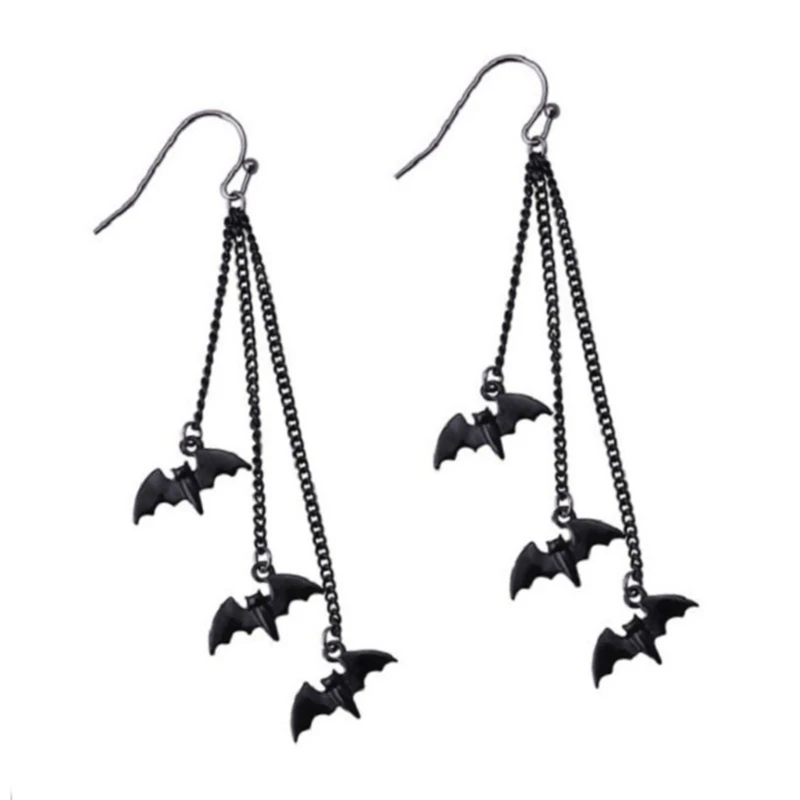 

Bat Ear Studs Long Dangle Hook Earrings Party Jewellery Gift for Women Girl 264E