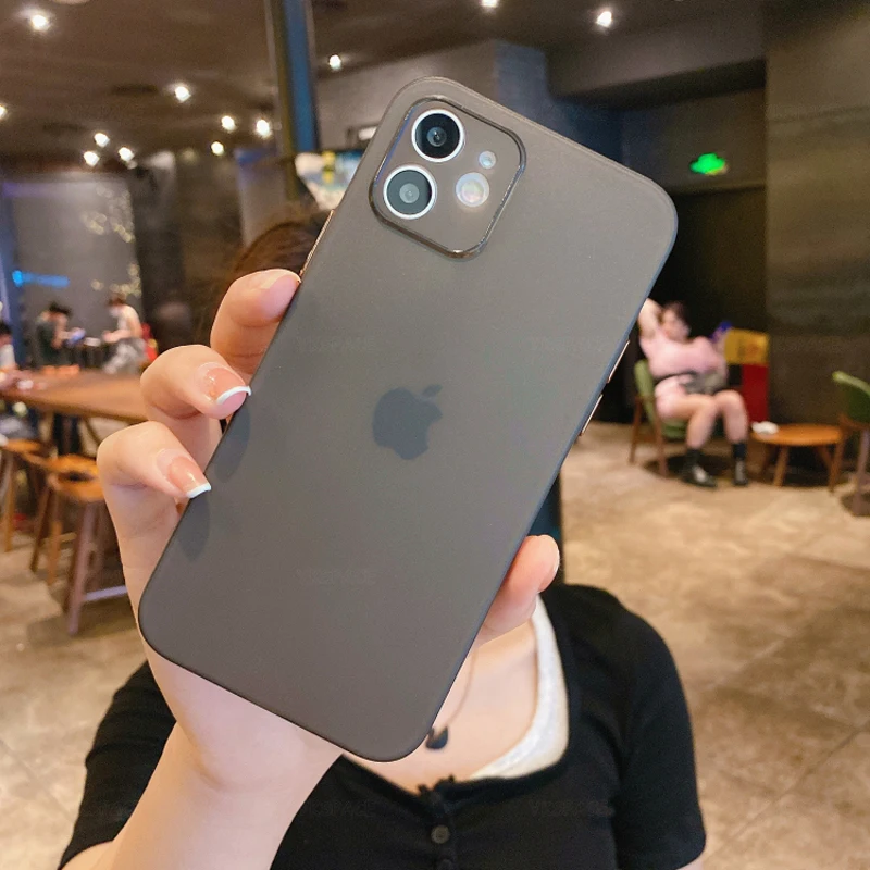 Мягкий Ультратонкий матовый чехол из ТПУ 6 цветов для iPhone X XR XS 11 12 13 Mini 14 Pro Max