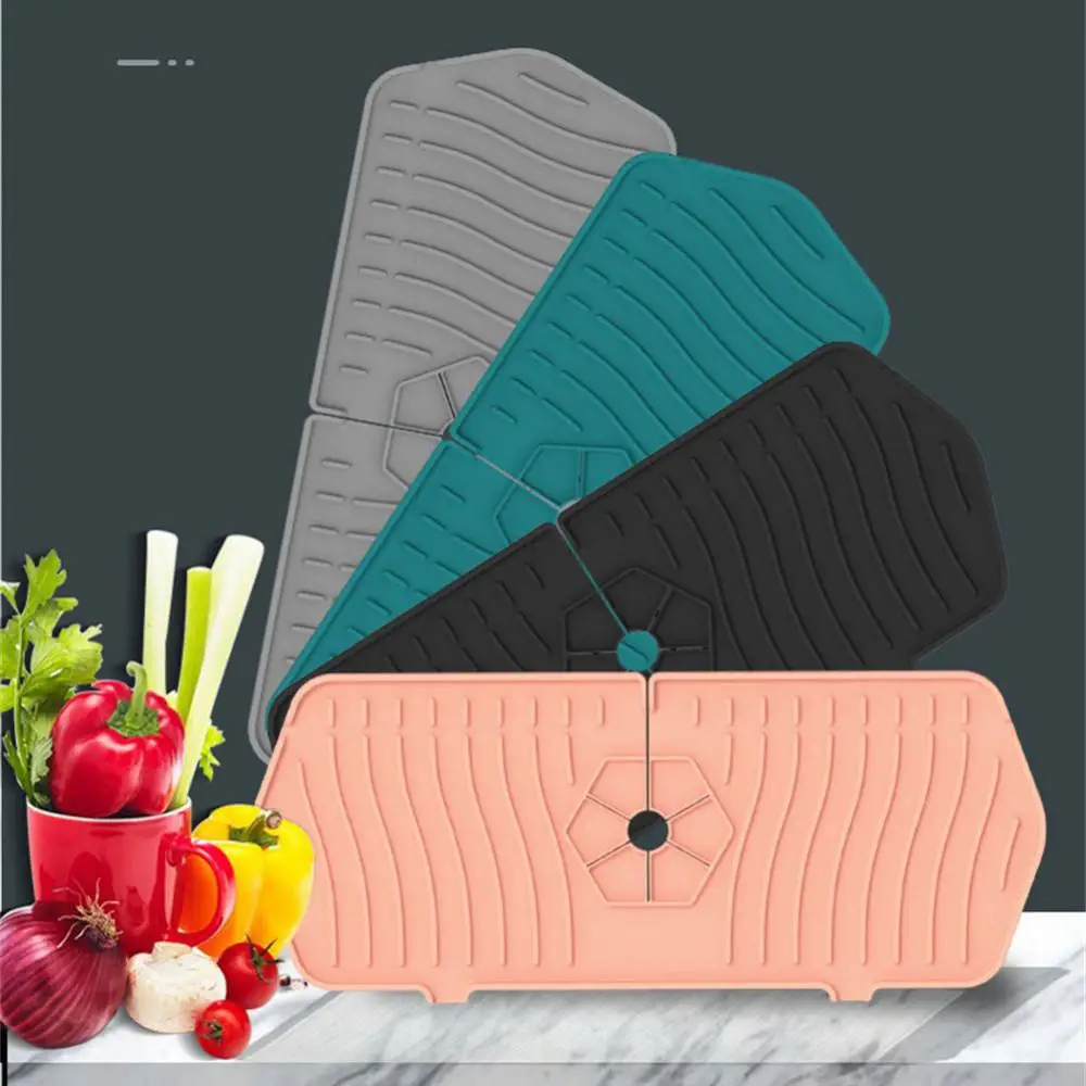 

Силиконовые многоразовые прокладки для смесителя, противоразбрызгивающий силиконовый сливной кран, капельный протектор, кухонные инструм...