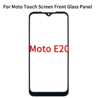50pcslot for motorola moto e20 touch screen front outer glass panel lens for moto e20 xt2155 xt2155 1 lcd front glass with oca