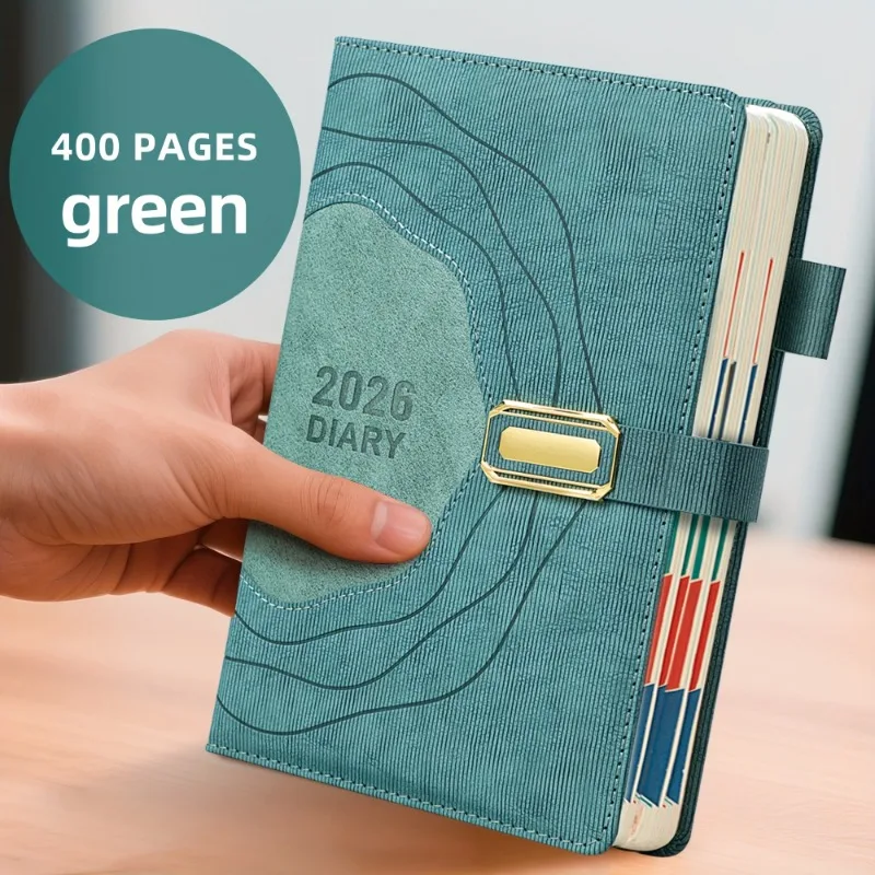 

Ежедневник из искусственной кожи на 2026 год