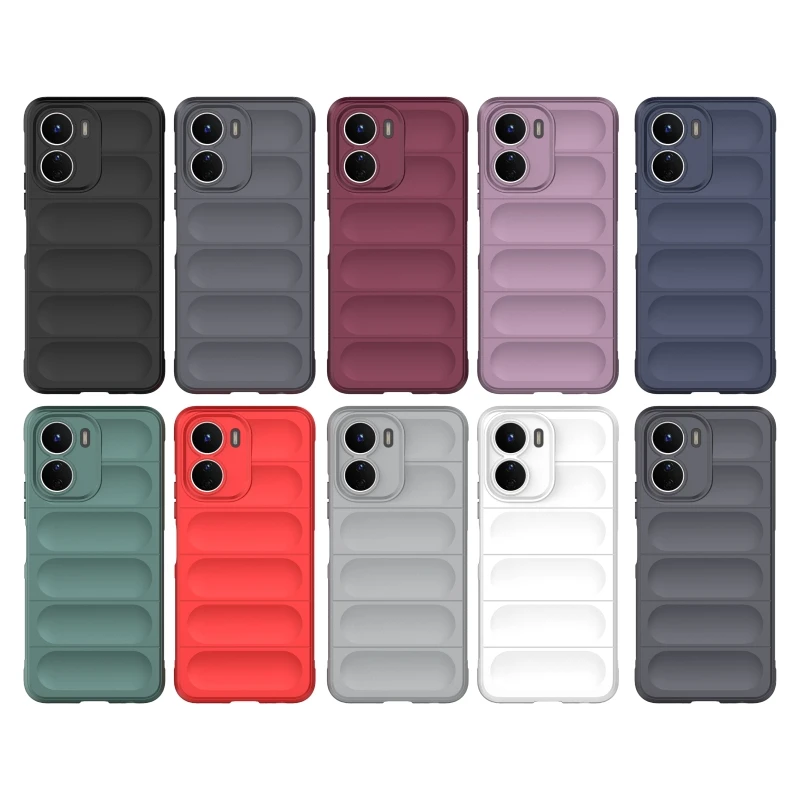 For Vivo Y16 Case For Vivo Y16 Cover Funda Capa Soft Skin-Friendly Shockproof Protective Back Bumper For Vivo Y16