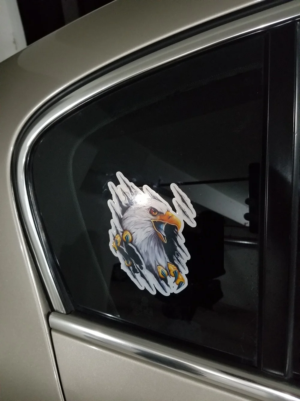 

2 pcs Car Butterfly Glass For Eagle Picture Sticker Adhesive