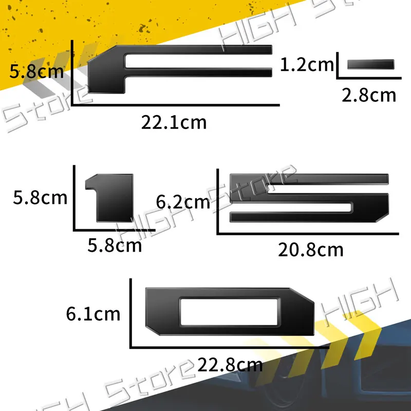 3D ABS пластиковый логотип с буквами F-150 эмблема автомобиля задняя дверь значок