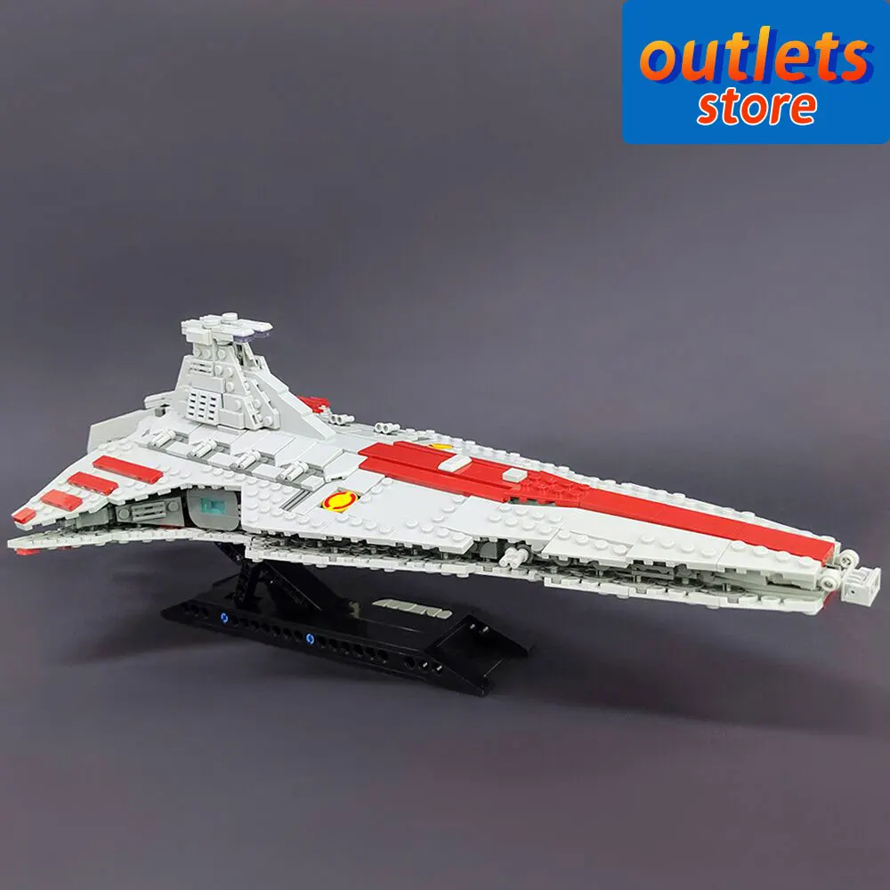 

JIESTAR 67106 High Tech Star Venator Attack Cruiser Moc Fighter Brick Technical Model Building Block Movie Destroyer Toys 960PCS