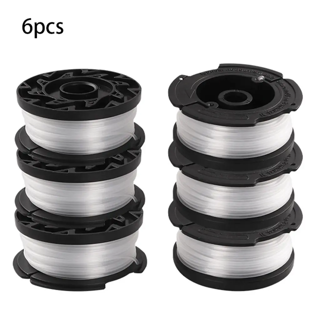 

6pcs Spool Line Grass Edge Trimmer Replacement for Greenworks 21342 2100302 2102902 2103202 21302 21332