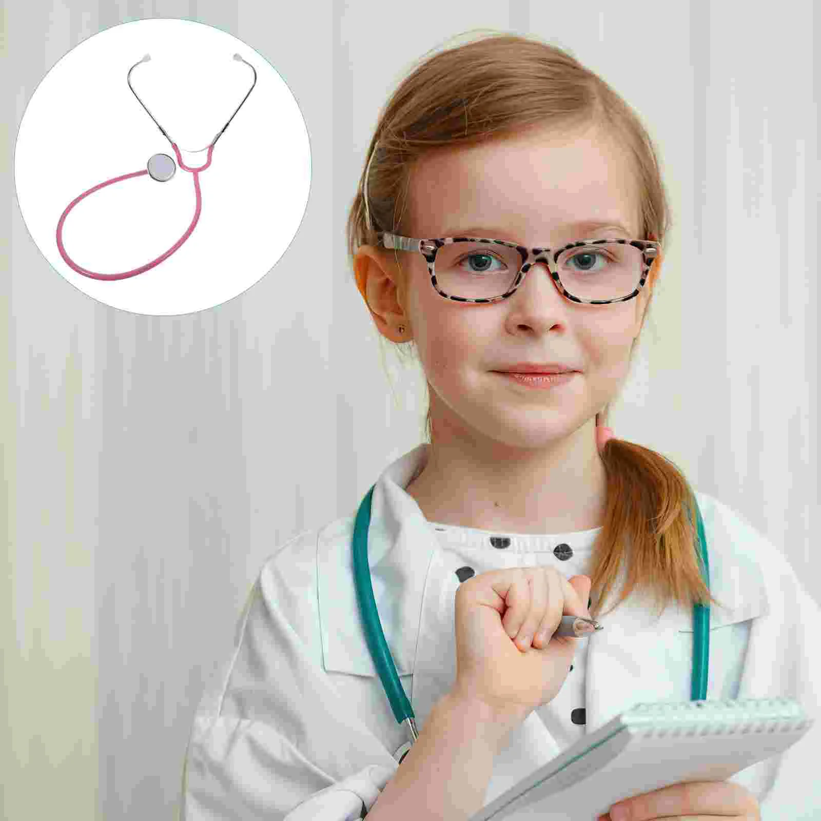 

Детский ролевой стетоскоп, симуляция одного виртуального стетоскопа, модель, реквизит, костюм медсестры, аксессуары для детей
