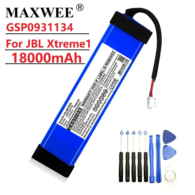 

7.4V 18000mAh GSP0931134 Speaker Battery for JBL XTREME / Xtreme 1 / Xtreme1 Batteries with Tools