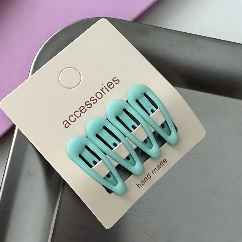 4pc/Set Candy Color Baby BB Clips Girls Hairpins Hair Clip Kids Headwear Cute Children Jewelry Accessorie