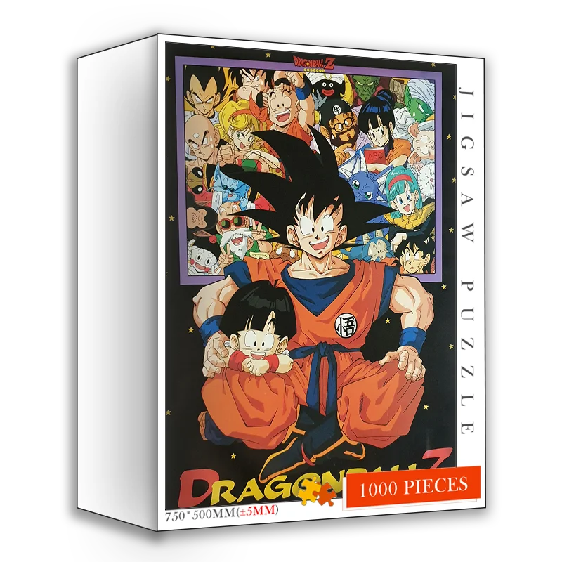 

Пазл классический из аниме коллекции мультфильмов, деревянный пазл из 1000 деталей, пазлы Гоку для детей и взрослых, деревянные игрушки «сделай сам»