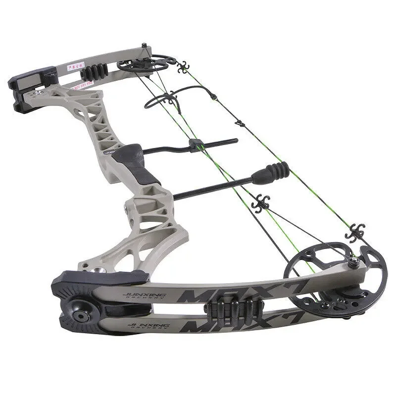 Archery M129 Compound Bow Carbon Arrow Set 30-70lbs Adjustable Hunting Let Off 80% Shooting Accessories