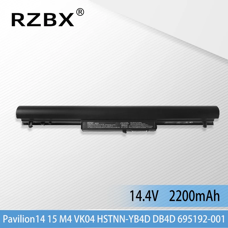 

RZBX VK04 37Wh Laptop Battery For HP TPN-i109 HSTNN-I14C Pavilion TouchSmart 14-B137TX 15-B003TX M4-1010TX M4-1008TX M4-1009TX