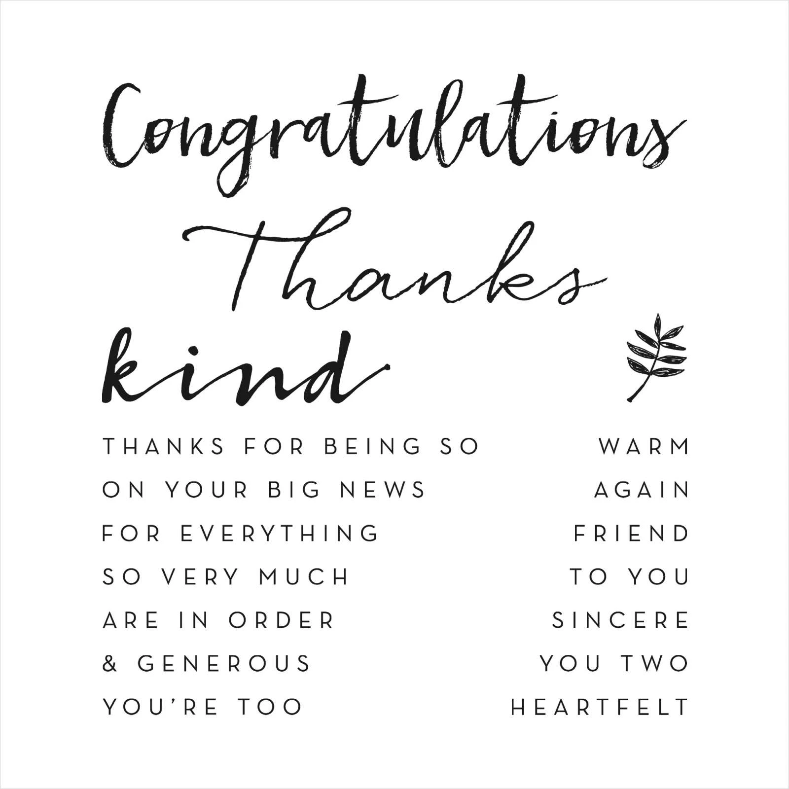 

2023 Jan. to Apr. New Catalog Congratulations Words Clear Stamps Sets For Greeting Than kyou Card Making No Metal Cutting Dies