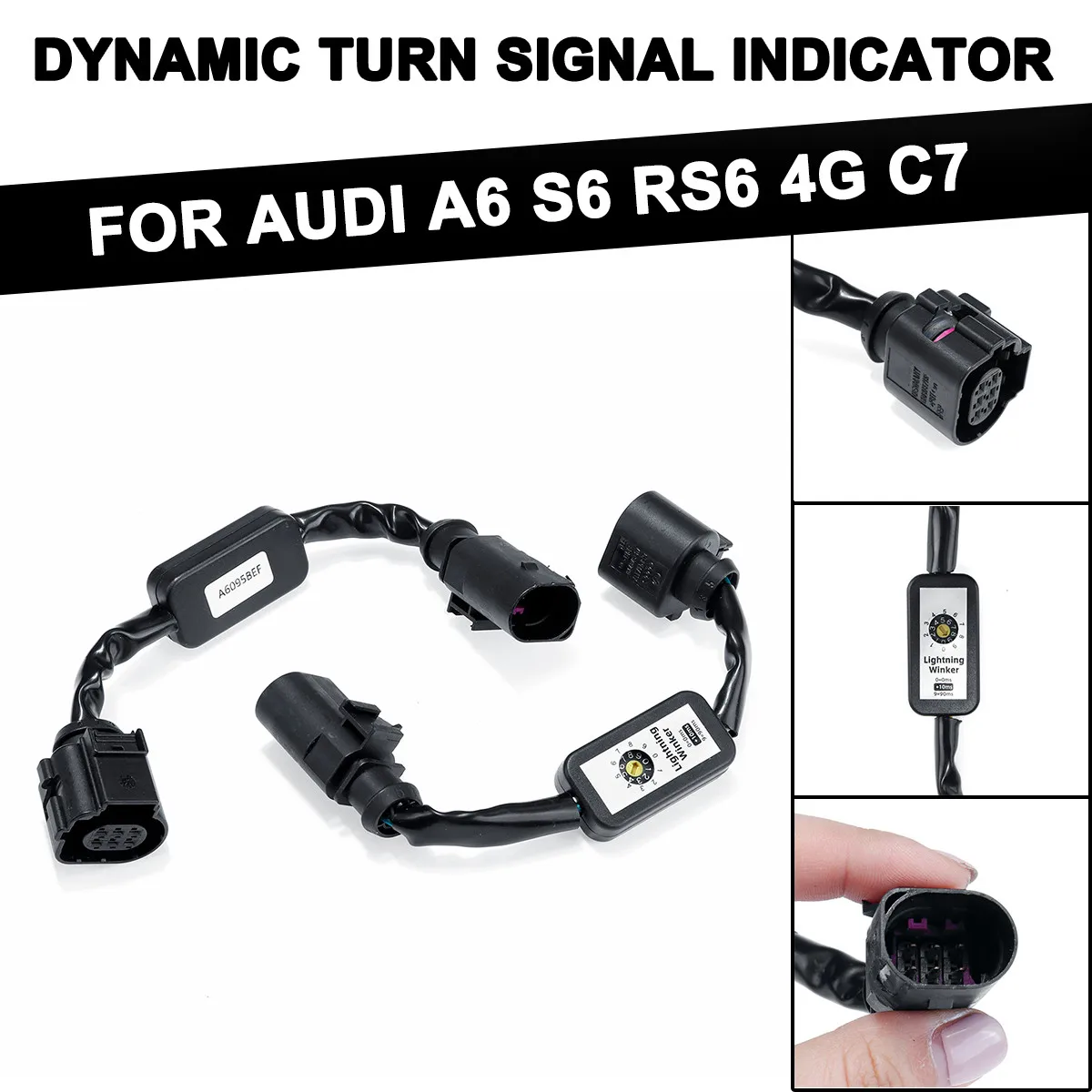

Для AUDI A6 S6 RS6 4G C7, 2 шт., задний фонарь, дополнительный модуль, кабель, Динамический указатель поворота, жгут проводов, автомобильные аксессуары