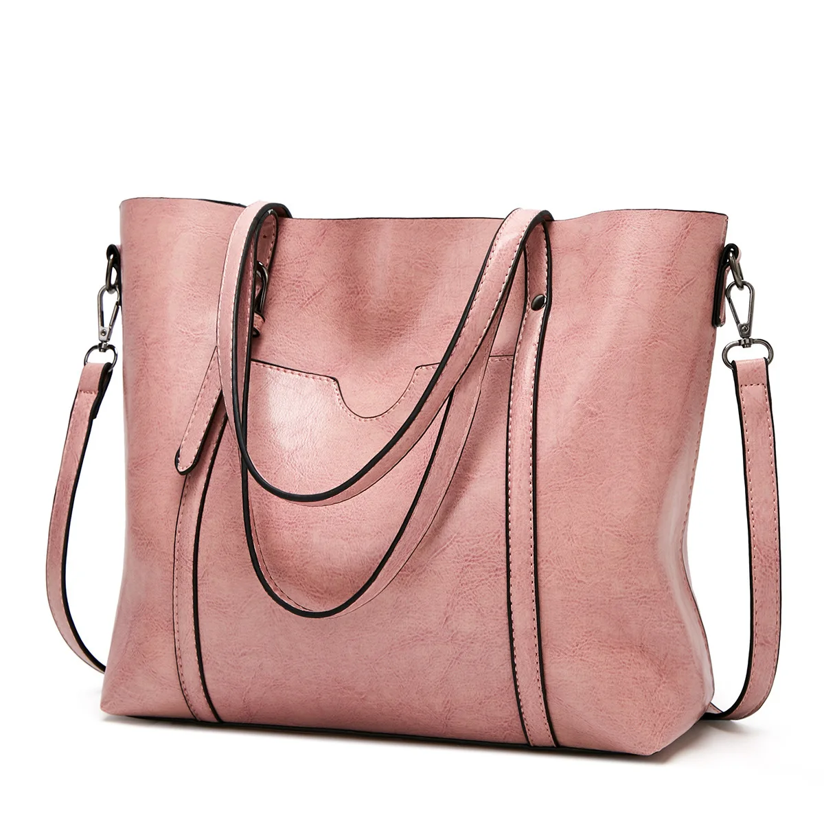 women handbag 2023 lyxury PU Leather Tote Bag For Women Large Capacity Handle Bag Designer Handbag VIntage Simple Crossbody Bag