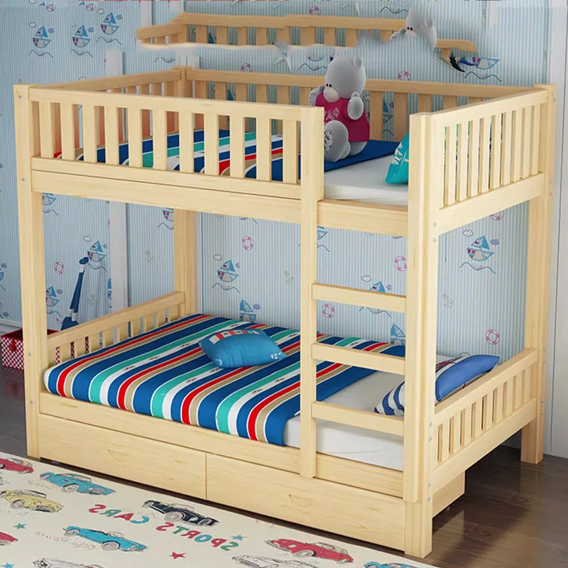

Деревянные детские кровати, портативная двухъярусная кровать, Детские Основы и рама для девочек, мебель для спальни MQ50C
