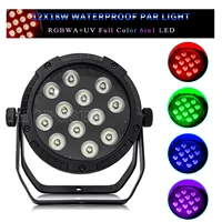 12x18w rgbwa uv 6in1 led par light ip65 waterproof outdoor waterproof stage light for music festival dj disco stage lighting