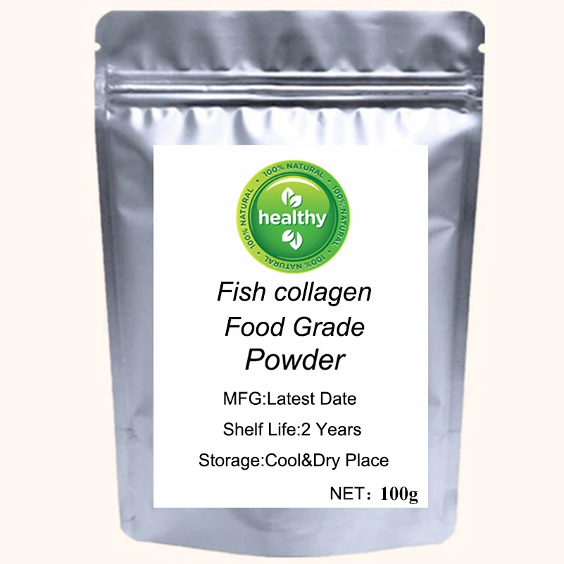 

Fish Collagen Powder Food Grade Hydrolyzed Marine,100% Fish Collagen Powder Skin Tonic,Remove Wrinkles