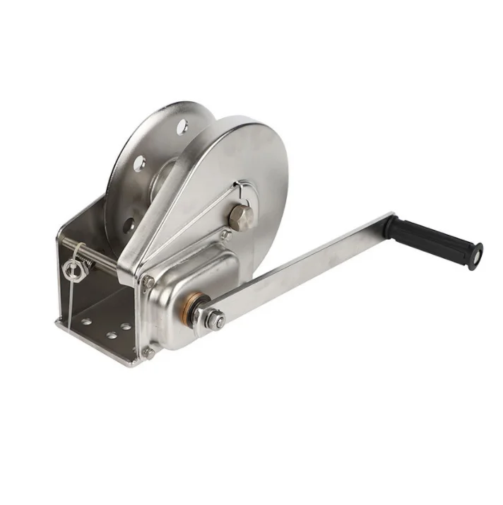 

CE 1200lbs 1800lbs 2600lbs Stainless Steel small winch Loads Manual Hand Winch