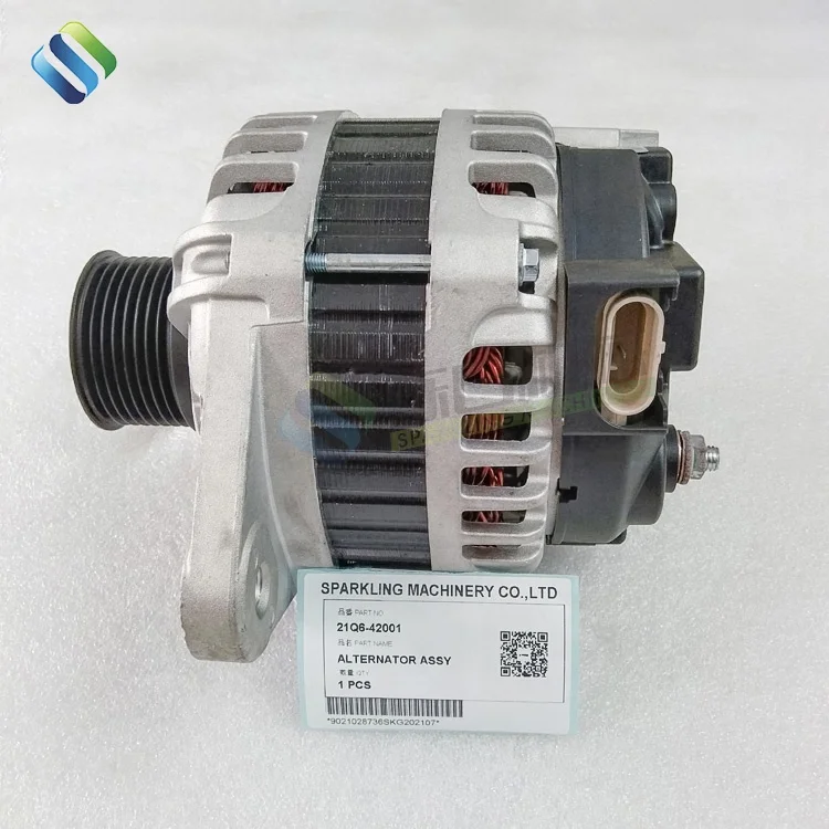 21Q6-42001 R140LC-7 R140W9 R210LC7 генератор переменного тока для экскаватора запасные части