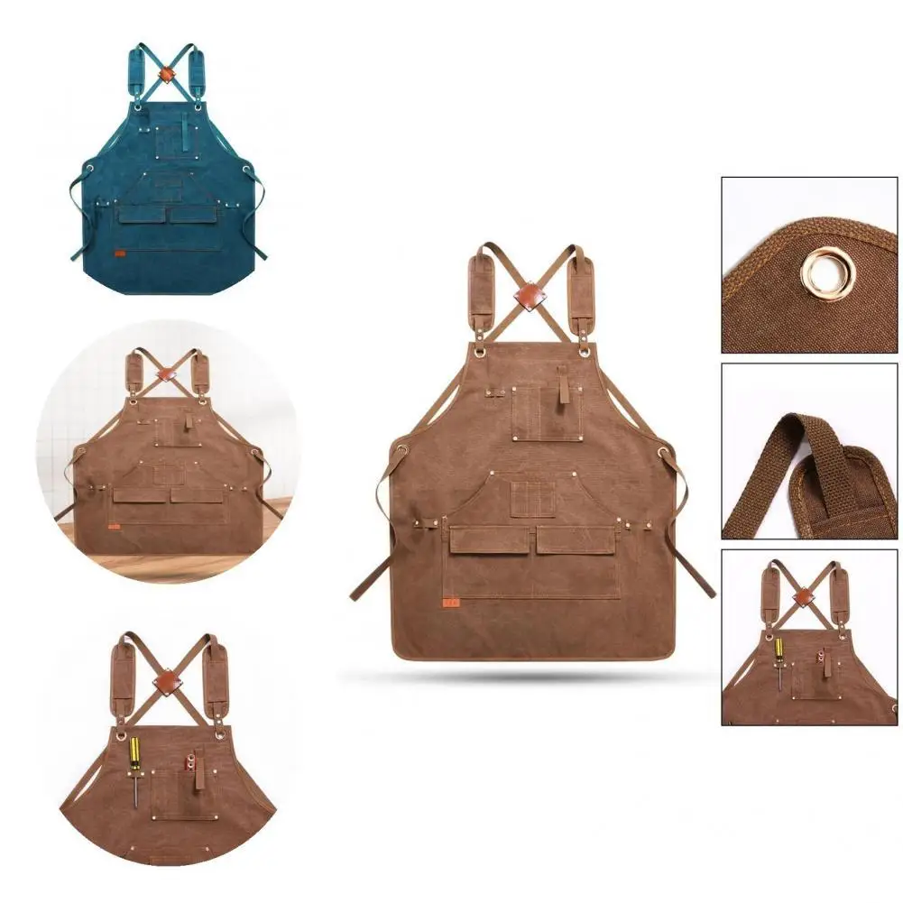 

Simple Style Classic Design Multi-Use Shop Wood Working Apron for Barista
