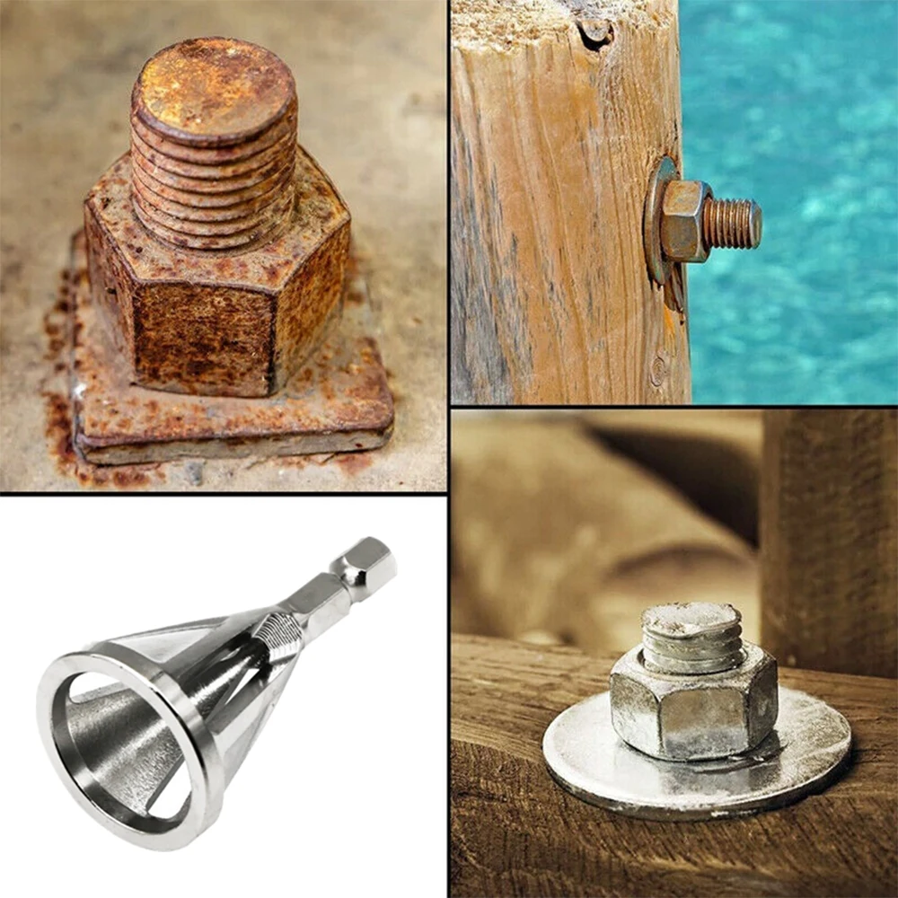 

XIAOMI NEW Drill Bit Remove Burr Drill Bit Deburring External Chamfer Tool Silver Gold Gray Black