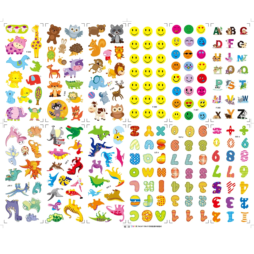 12 листов/набор детские наклейки для скрапбукинга |