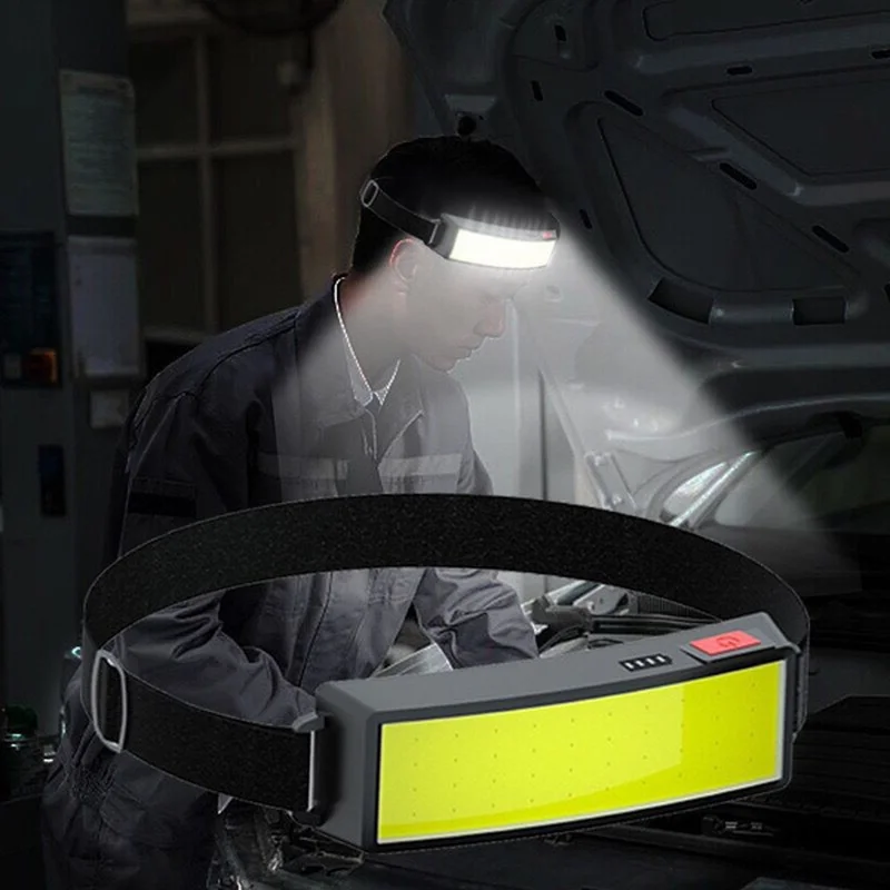 

Портативный Миниатюрный светодиодный фонарик COB с аккумулятором на 1000 мА, USB-зарядкой, освещение для кемпинга, ночного освещения