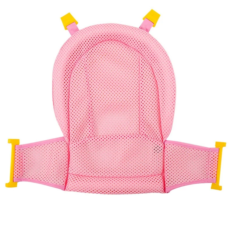 Newborn Baby Bath Tub Seat Infant BathTub Rings Net Kids Bathtub Infant Safety Security Support Baby Shower images - 6