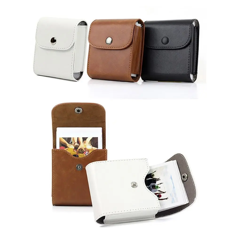 Сумка для мгновенной фотокамеры, водонепроницаемая сумка из искусственной кожи для хранения, карманная женская сумка для Fujifilm Instax Mini Square SQ20 SQ10 SQ6