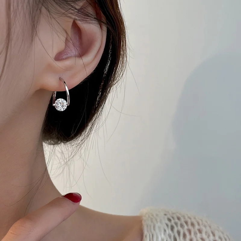 

Exquisite Trendy Water Drop Shiny Cubic Zirconia Earrings For Women Girl Dinner Wedding Fashion Original Jewelry Gifts