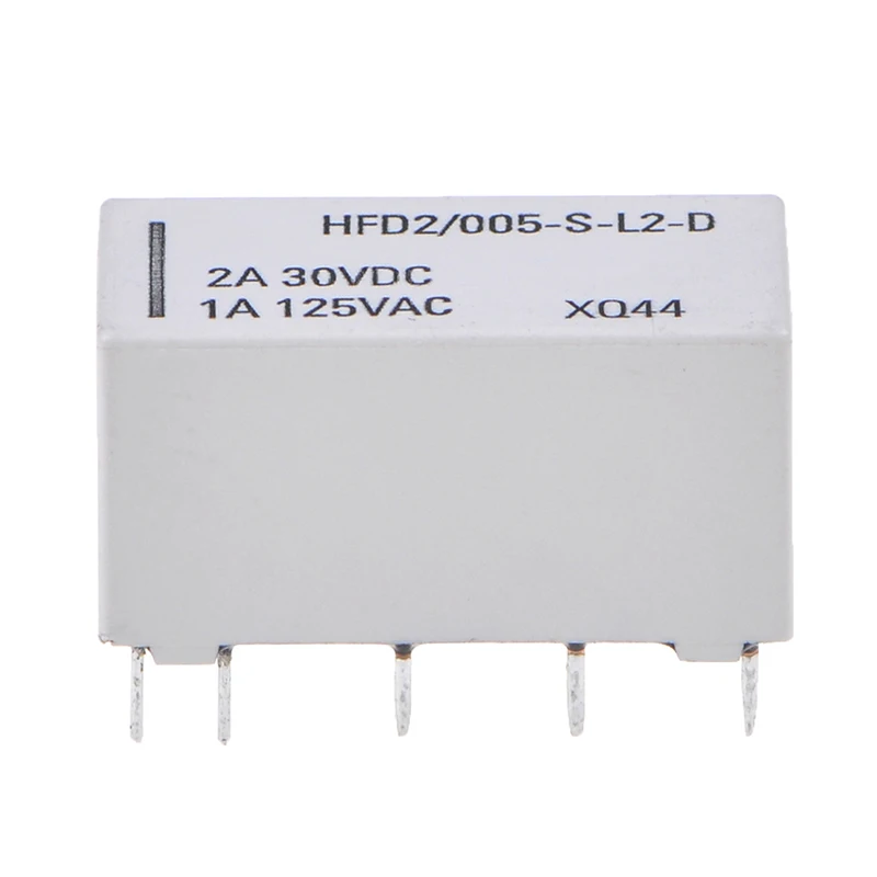 

1x Realy 5V Coil Bistable Latching Relay DPDT 30VDC 2A 1A 125VAC HFD2/005-S-L2-D Realy Relais