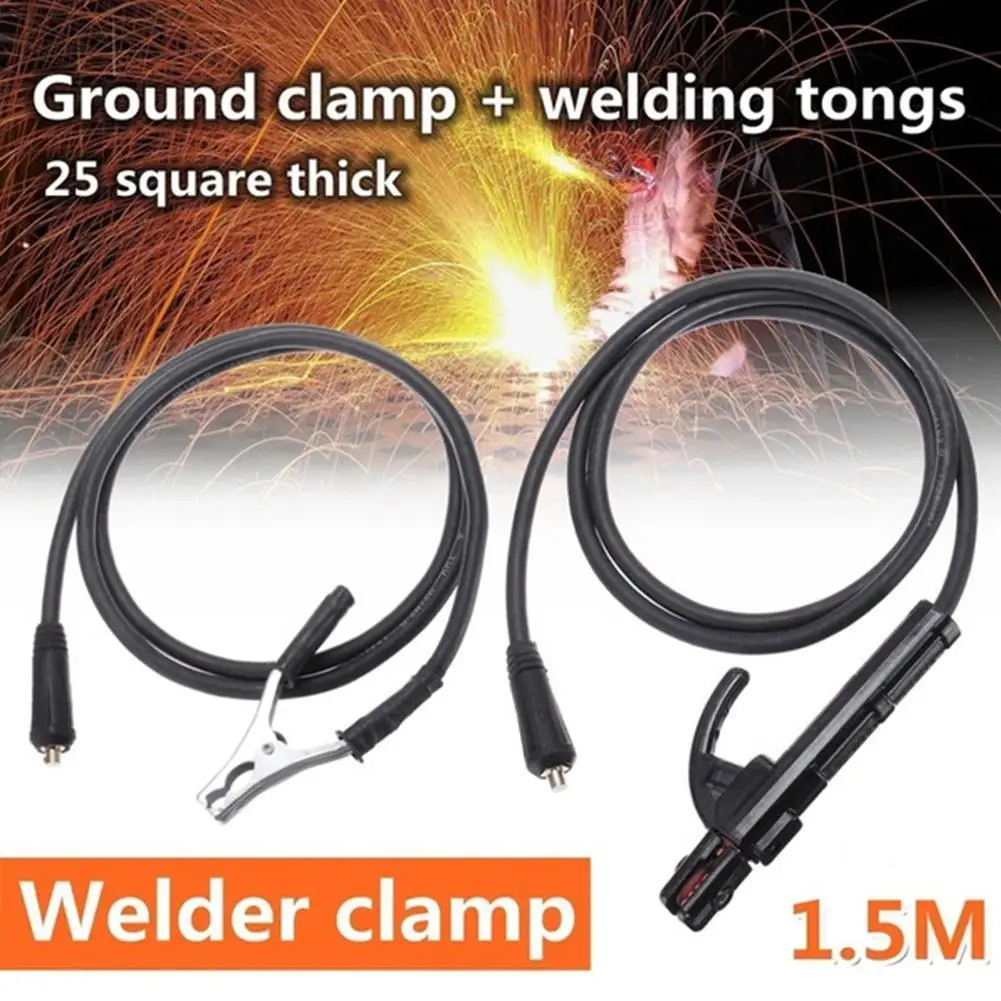 

1.5M Quality Welding Earth Ground Clamp Clip Cable Mig Tig Arc Welder for Professional Use Manual Welder Grip Tool
