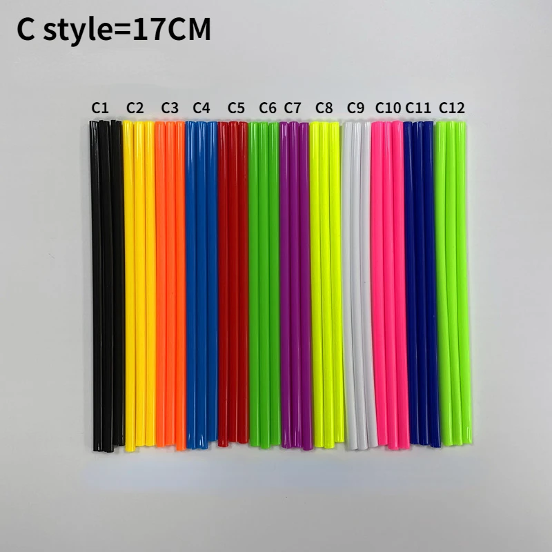 36 шт./комплект разноцветные Защитные Трубки для велосипеда мотоцикла горного