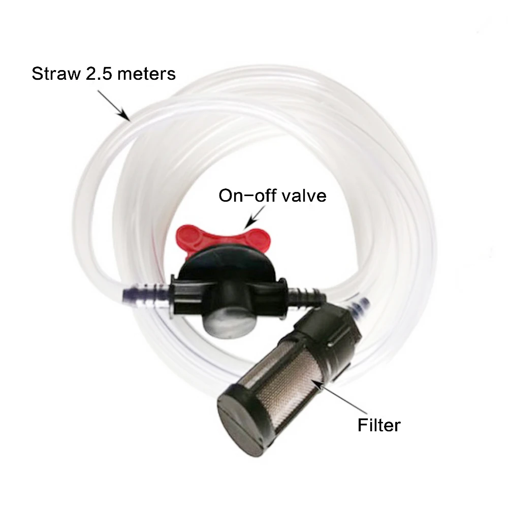 

G3/4 Inch Venturi Fertilization System Fertilizer Injector and Filter Straw Kit with Six-point Fitting