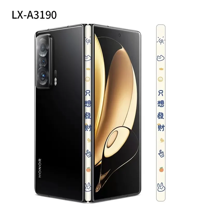 

Colorful 3M Anti-Scratch Side Sticker Hydrogel Frame Film For Huawei Honor Magic V Edge Protector For Honor Magic V