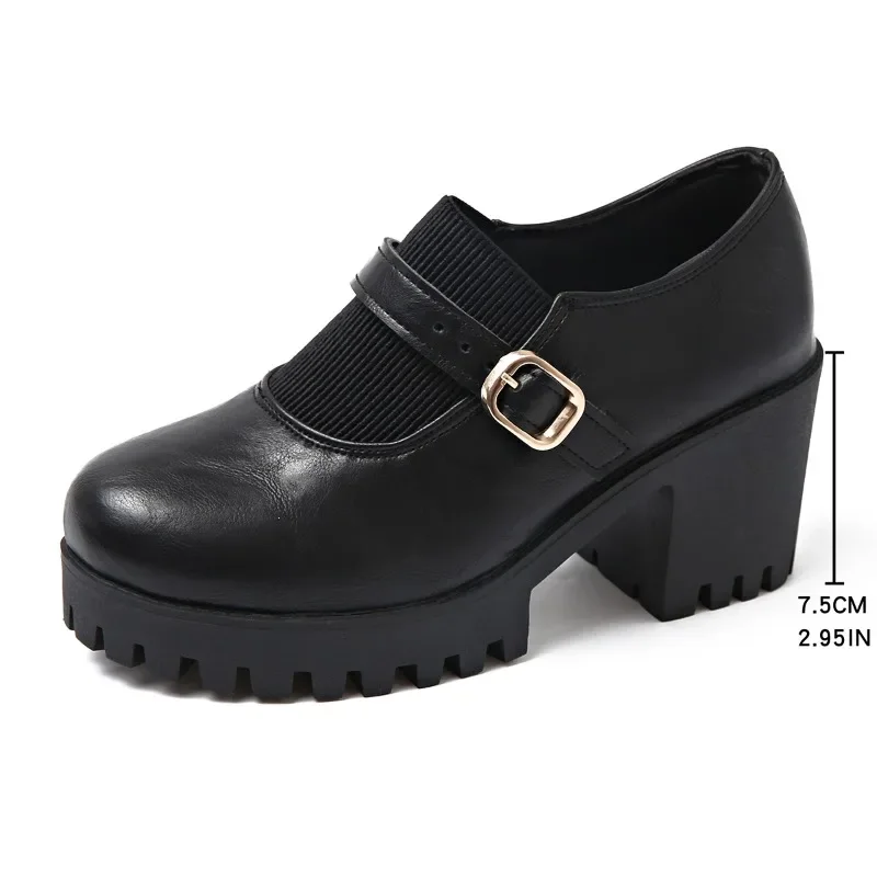 Брендовая женская обувь 2024 на высоком каблуке с пряжкой и ремешком модная для