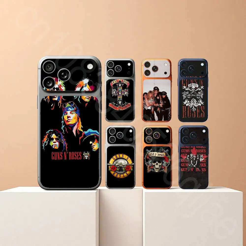 Фото Защитная пленка-наклейка G-Guns n r-roses для iPhone 17 Pro Max/17 Pro, полноцветная, на весь корпус №1