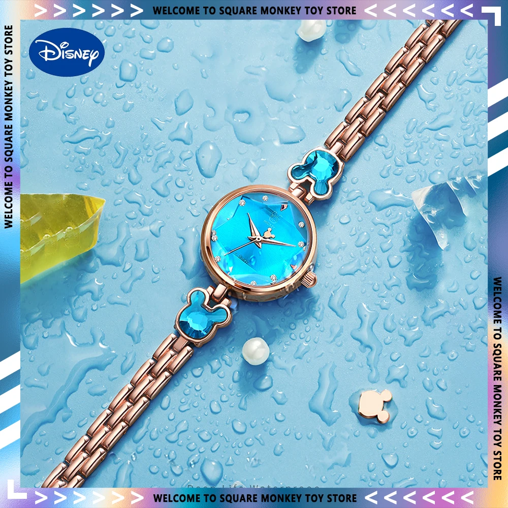 

Оригинальные Водонепроницаемые электронные женские часы Disney Joint ZGO с Микки Маусом, украшение для девушек, подарки