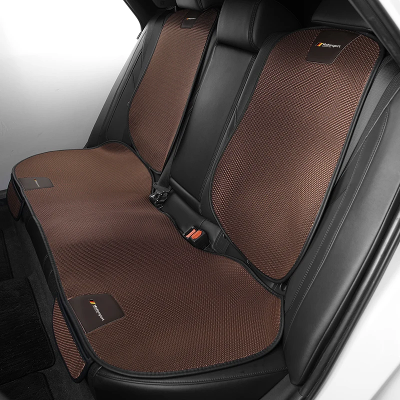 Чехол на автомобильное сиденье из ледяного шелка полный комплект дышащая