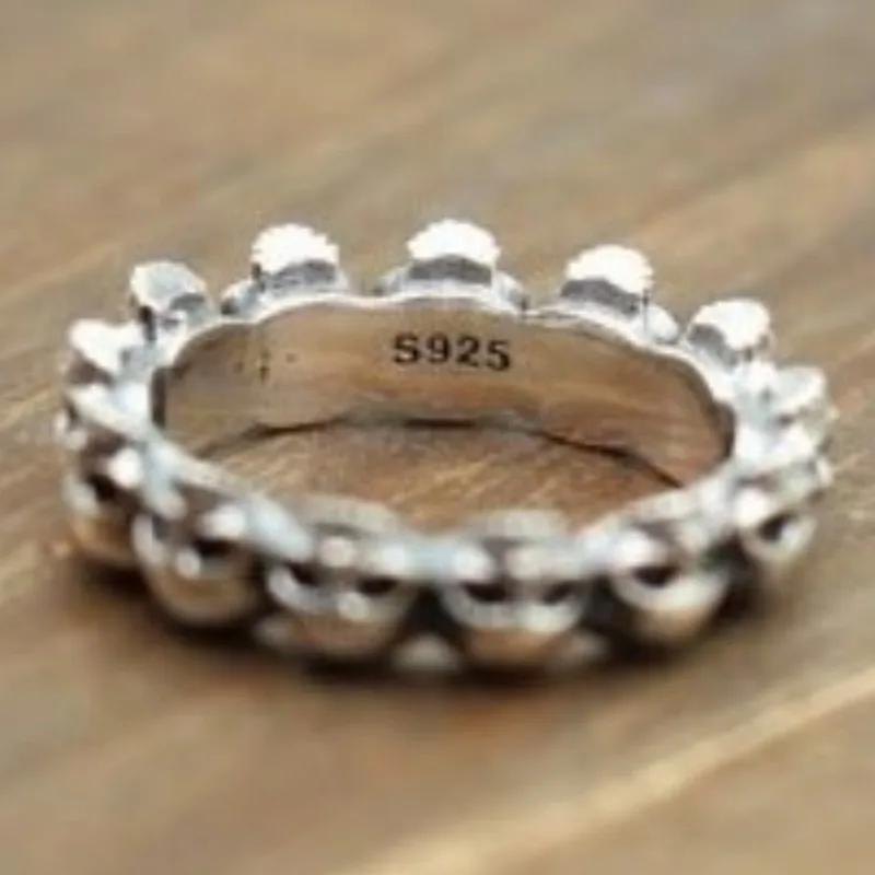 Мужские и женские кольца из серебра 2022 пробы в стиле ретро